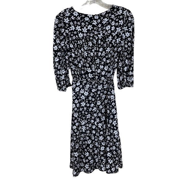 Calvin Klein Floral Faux Wrap Dress - Picture 7 of 10